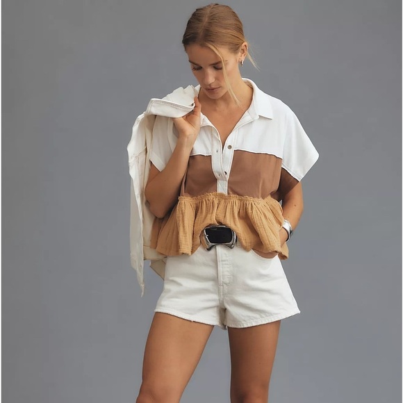 NWT Pilcro Bonfire Rugby Top - Picture 2 of 5